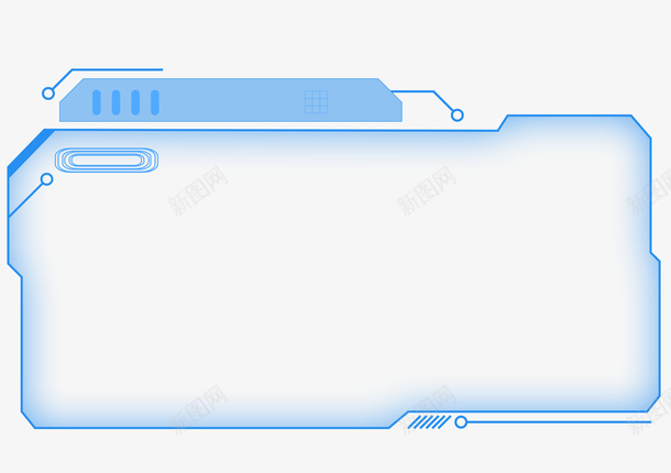 科技纹理边框显示器png免抠素材_88icon https://88icon.com 显示器 现代科技边框 直播边框 科技感框 科技纹理 科技风 边框