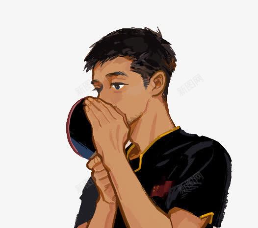 像说悄悄话的男人png免抠素材_88icon https://88icon.com 悄悄话 球拍 男人 运动员