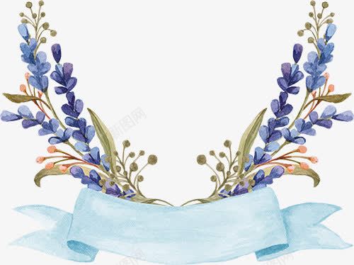 插画紫色花装饰png免抠素材_88icon https://88icon.com 手绘 花 装饰图案