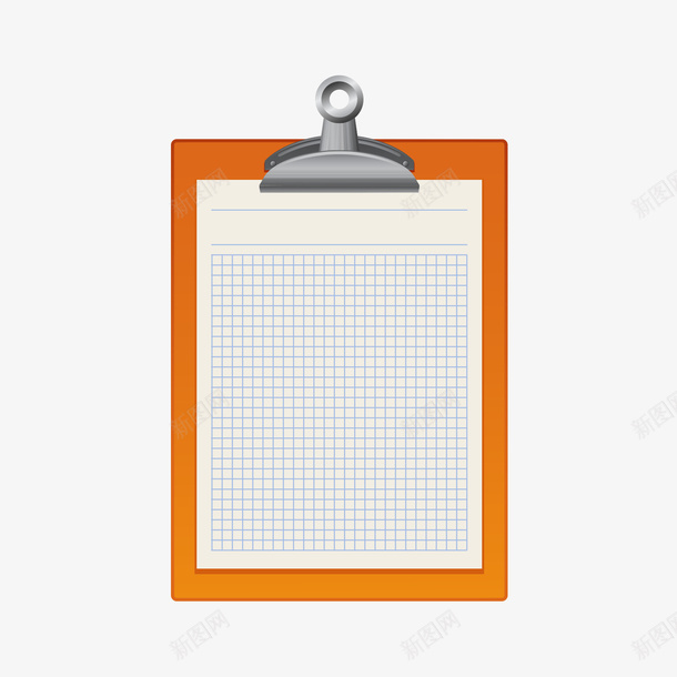 橙色记事板和方格纸矢量图ai免抠素材_88icon https://88icon.com 手绘 方格纸 橙色 记事板 矢量图