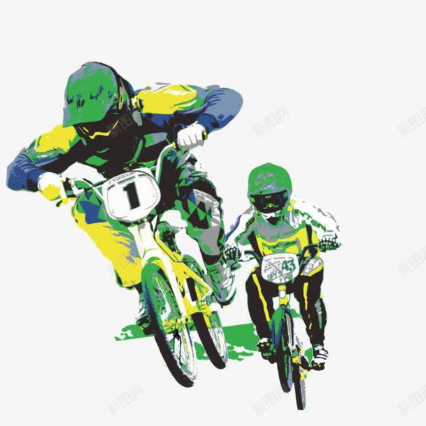摩托赛车矢量图ai免抠素材_88icon https://88icon.com 刺激 摩托 赛车 矢量图