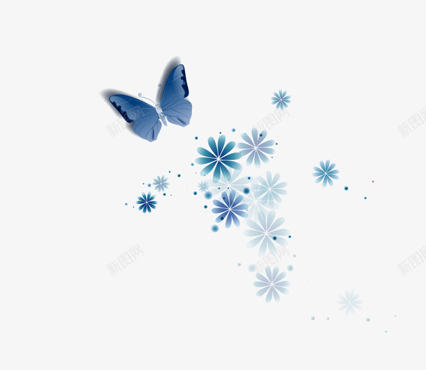 蓝色蝴蝶矢量图eps免抠素材_88icon https://88icon.com 矢量蓝色蝴蝶 花纹 蓝色花纹 蝴蝶 矢量图