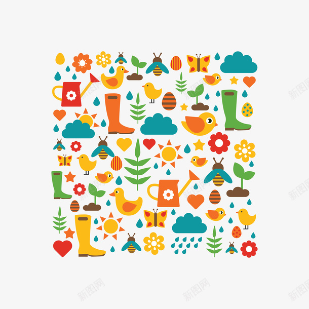 手绘包装底纹矢量图eps免抠素材_88icon https://88icon.com 包装 底纹 手绘 矢量图