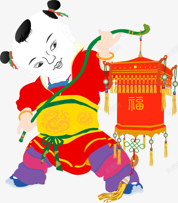 中国传统喜庆春节矢量图ai免抠素材_88icon https://88icon.com 中国传统 喜庆 春节 矢量素材 矢量图