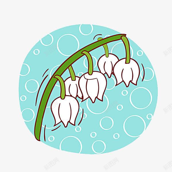 吊兰png免抠素材_88icon https://88icon.com 手绘 插图 植物 花卉 鲜花