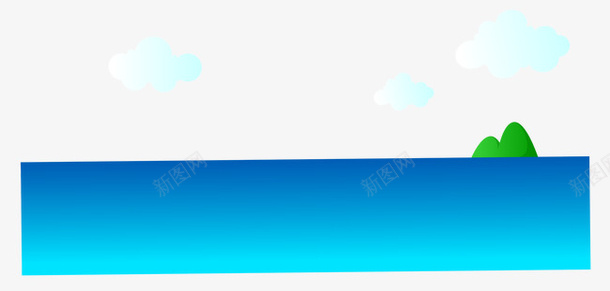 卡通清新夏日海云朵psd免抠素材_88icon https://88icon.com 云朵 卡通 夏日 海 清新