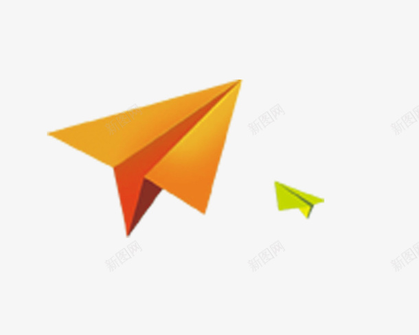 黄色绿色渐变纸飞机png免抠素材_88icon https://88icon.com 图案 渐变 纸飞机 绿色 黄色