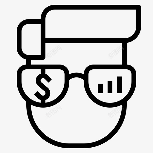 目标视野商业成功图标svg_88icon https://88icon.com 商业 成功 目标 视野