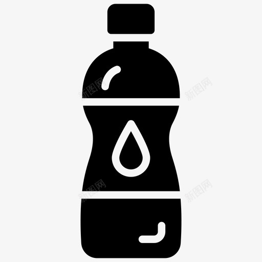 水瓶饮用水塑料容器图标svg_88icon https://88icon.com 图标 塑料 容器 旅游 水杖 水瓶 酒店 雕文 饮用水