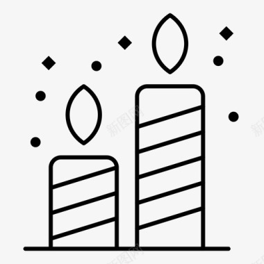生日蜡烛聚会图标图标icon 生日蜡烛聚会图标图标
