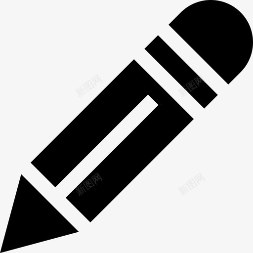 铅笔文案38填充图标svg_88icon https://88icon.com 填充 文案 铅笔
