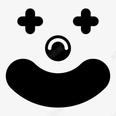 小丑马戏团好玩图标图标icon 小丑马戏团好玩图标图标