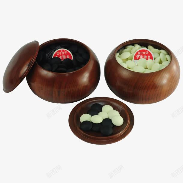 中国棋黑白棋png免抠素材_88icon https://88icon.com 围棋 棋子 棋罐 白棋 益智游戏 黑棋 黑白棋