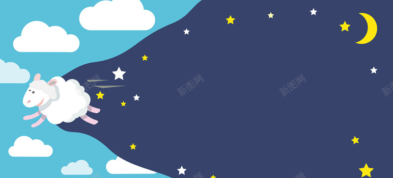 母婴蓝色小羊扁平电商海报背景jpg设计背景_88icon https://88icon.com 小羊海报 扁平海报 扁平背景 母婴海报 母婴背景 蓝色小羊背景 蓝色海报 蓝色背景