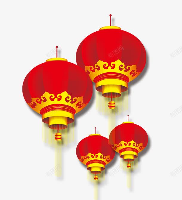 红灯笼灯笼新年元素中国风png免抠素材_88icon https://88icon.com 中国风元素 新年元素 灯笼 红灯笼