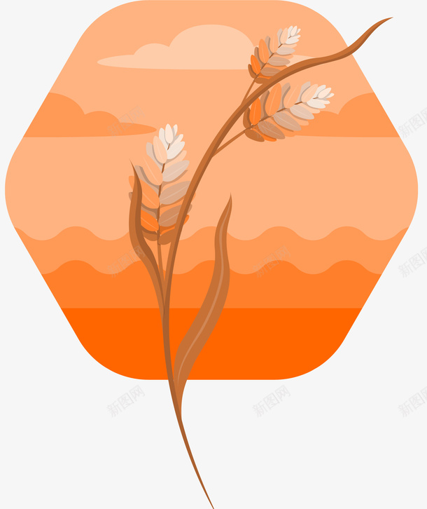饱满的卡通颗粒燕麦png免抠素材_88icon https://88icon.com 农作物 卡通 卡通矢量燕麦 燕麦植物 矢量燕麦 颗粒燕麦 饱满