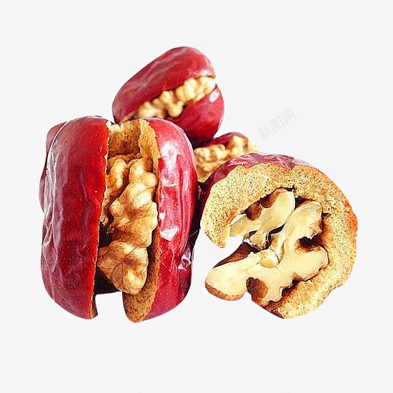 枣加核零食png免抠素材_88icon https://88icon.com 枣加核 枣加核桃 枣子 红枣 零食 食物
