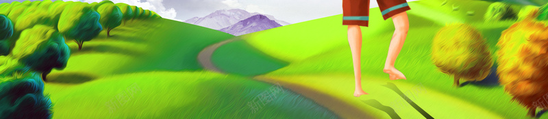 插画感恩父爱父亲节海报jpg设计背景_88icon https://88icon.com 感恩父亲节 父亲节活动 父亲节 手绘 父爱 父子 户外 树 云朵