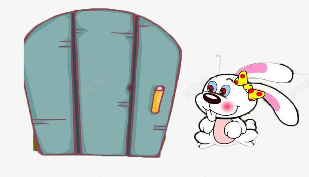 小兔子乖乖开门png免抠素材_88icon https://88icon.com 乖乖 卡通 小兔子 开门
