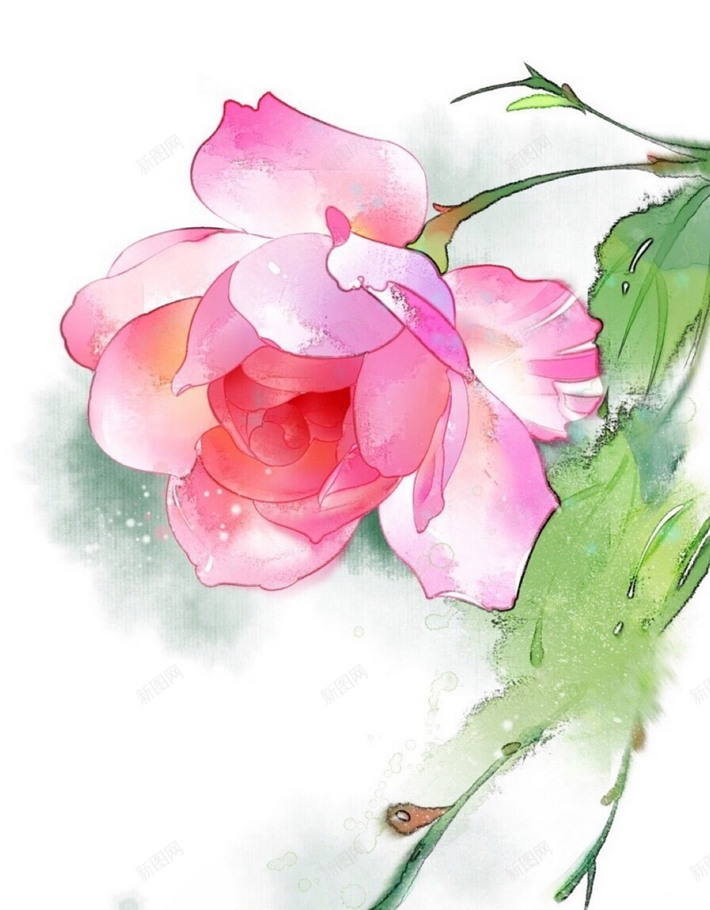 粉色手绘花朵h5背景jpg设计背景_88icon https://88icon.com 粉红花朵 小清新 卡通 文艺 花卉 H5背景 H5 h5 童趣 手绘