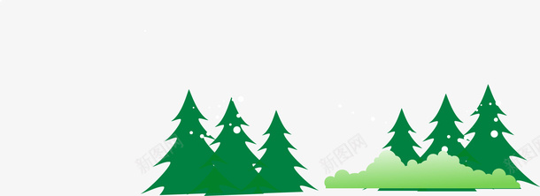 绿色树木矢量图eps免抠素材_88icon https://88icon.com 树木 植物 绿树 绿色 矢量图