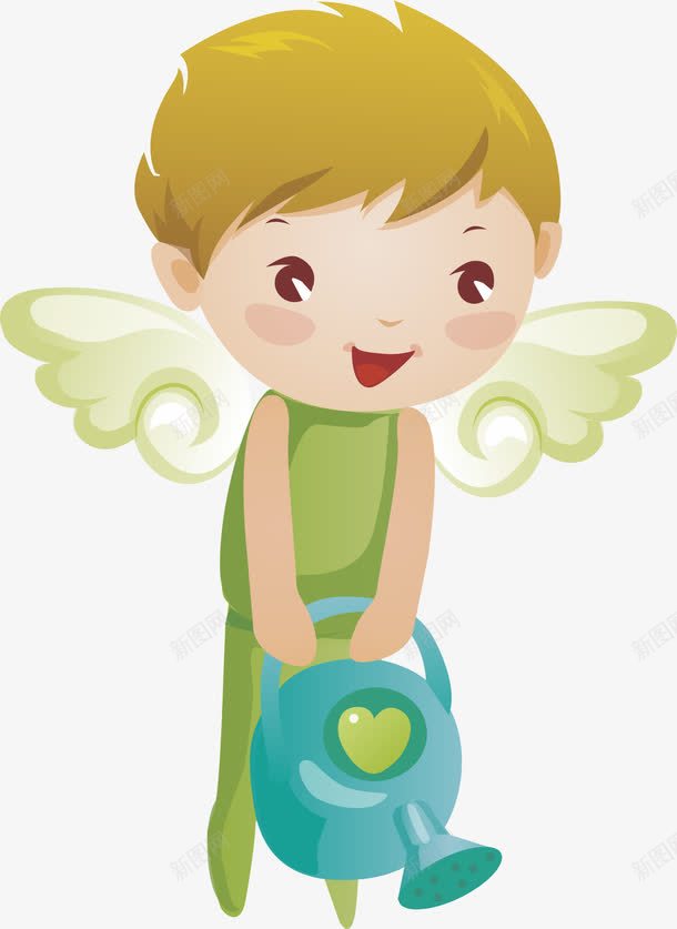 提水的小孩png免抠素材_88icon https://88icon.com 卡通 小孩 提水 水桶