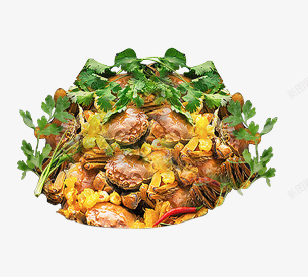 蒸煮好的螃蟹png免抠素材_88icon https://88icon.com 炒菜 玉米 菜 螃蟹