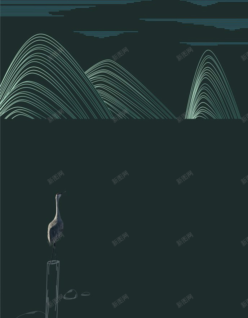简约手绘夜幕森林背景图jpg设计背景_88icon https://88icon.com 地产 夜幕 展板 开心 手绘 文化 森林 温暖 简约 鹤