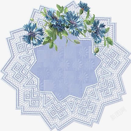多边形淡紫色精美边框png免抠素材_88icon https://88icon.com 多边形 淡紫色 精美 花朵 边框