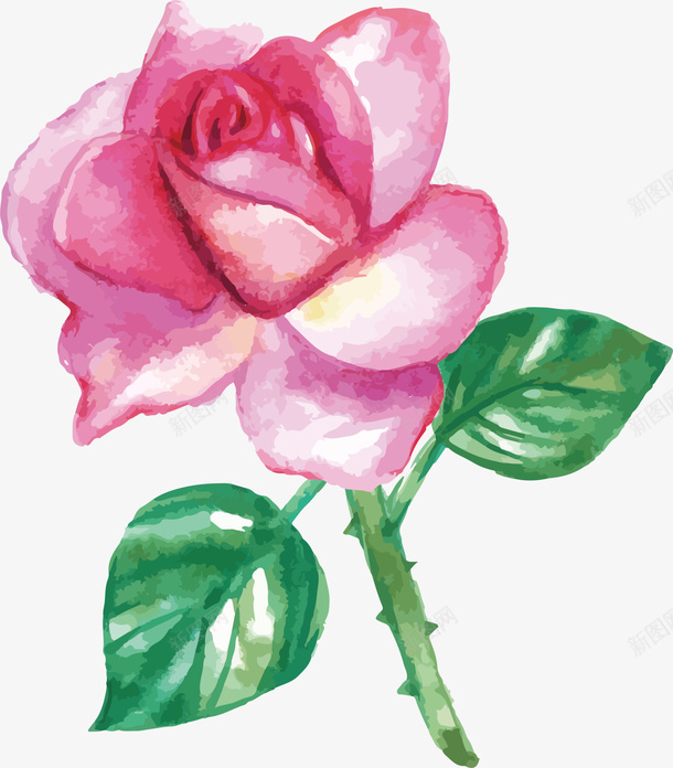 红色春季水彩花束png免抠素材_88icon https://88icon.com 春天 春季 春日 植物 水彩花朵 花朵 花束 鲜花