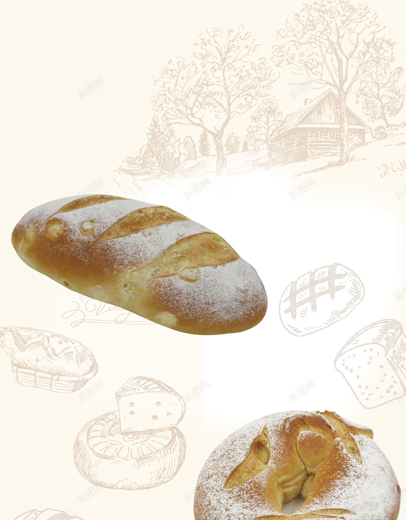 经典法式面包新品上市海报背景psd设计背景_88icon https://88icon.com 新品上市 法式面包 糕点 经典 经典法式面包新品上市图片下载 美食 蛋糕 面包