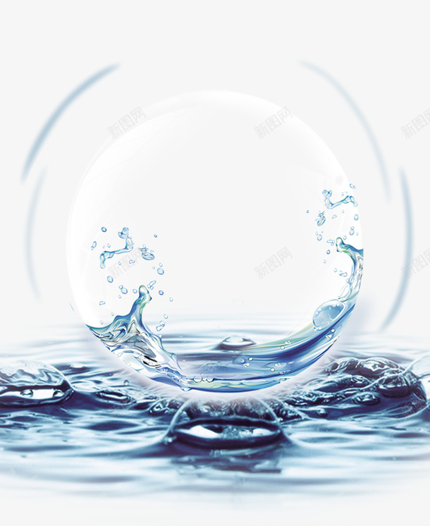 护肤品补水图png免抠素材_88icon https://88icon.com 护肤 水 美妆 补水