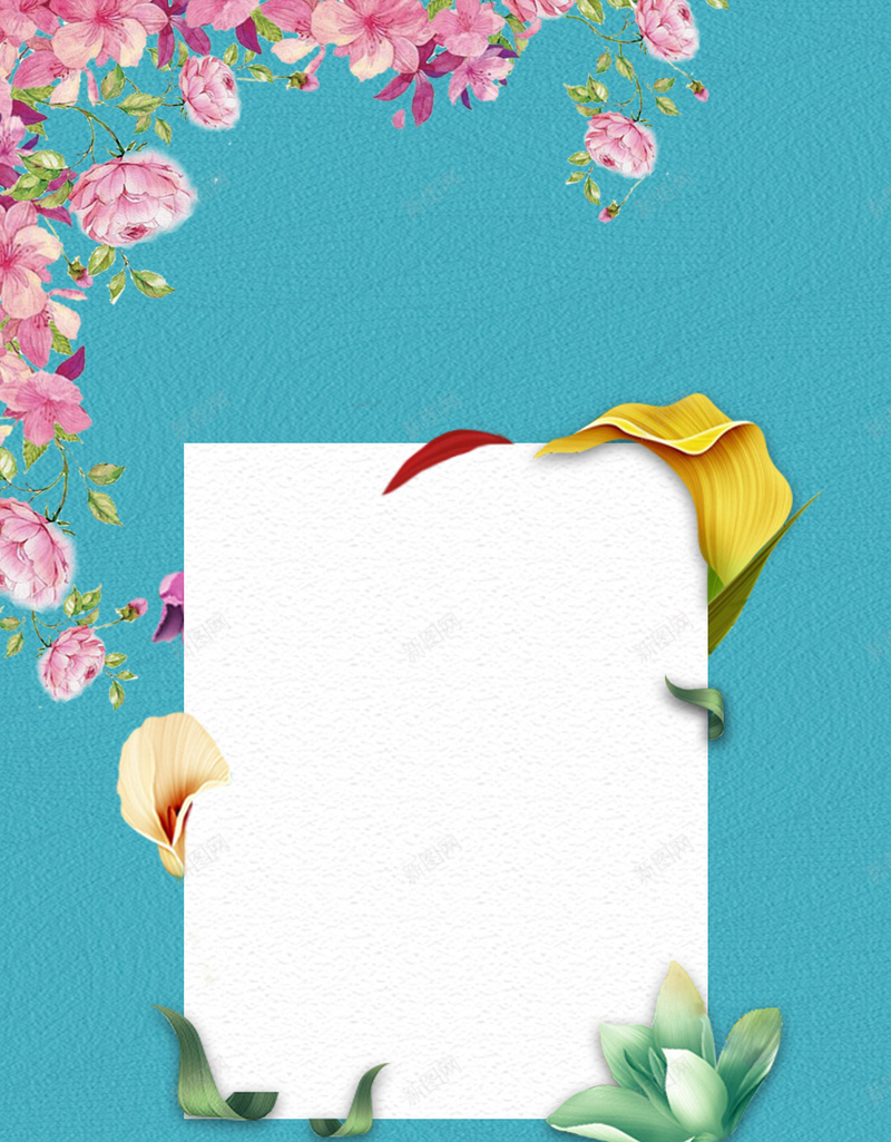 简约小清新鲜花节日活动PSD分层H5背景psd设计背景_88icon https://88icon.com H5 PSD分层 小清新 文艺 活动 简约 节日 鲜花