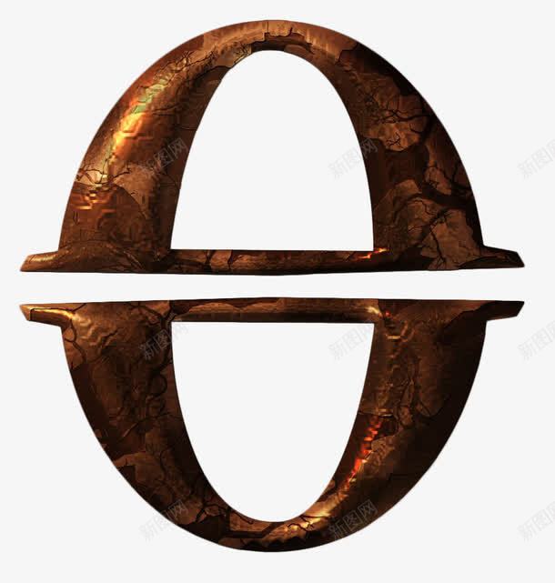 复古金属质感Opng免抠素材_88icon https://88icon.com O O字 复古字母 艺术字 英文字母 金属质感字母