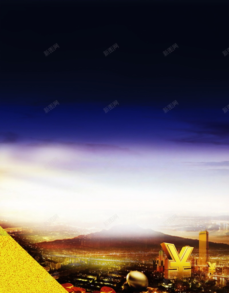金融理财背景psd设计背景_88icon https://88icon.com PSD 商业 商务 城市 平面 广告 模板 海报 理财 素材 背景 金币 金融 钱币