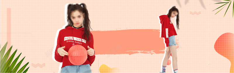 唯美简约秋季上新女装Bannerpsd设计背景_88icon https://88icon.com Banner psd 叶子 唯美女装 女装 开心 换季清仓 秋季上新 粉红色