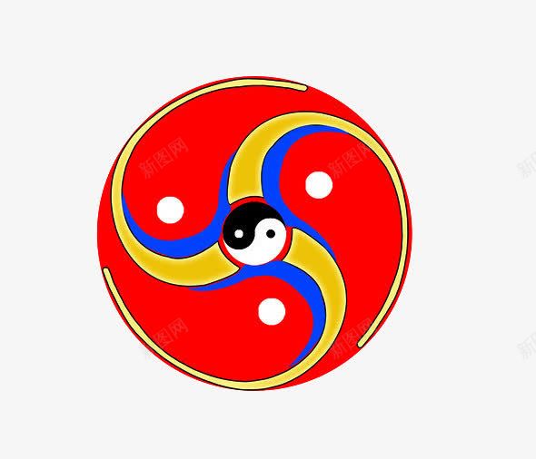 红色阴阳鱼png免抠素材_88icon https://88icon.com 太极 红色 阴阳 阴阳鱼