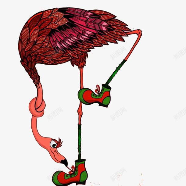 鸵鸟童话插画png免抠素材_88icon https://88icon.com 卡通元素 插画 童话 鸵鸟