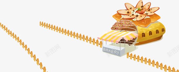 春天黄色商店面包png免抠素材_88icon https://88icon.com 商店 春天 面包 黄色