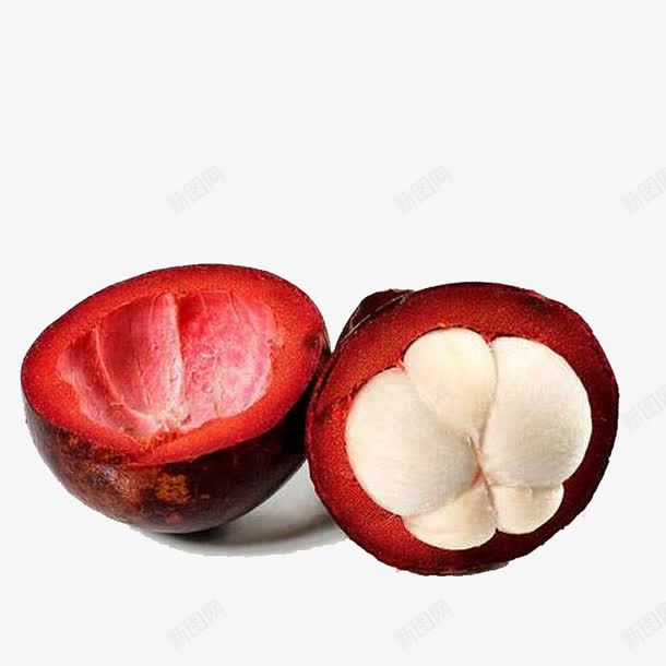 剥开的山竹png免抠素材_88icon https://88icon.com 产品实物 新鲜 水果 食物