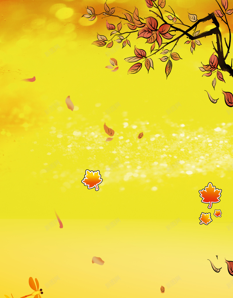 卡通稻田草人黄色背景素材psd设计背景_88icon https://88icon.com 卡通 秋季 稻田 草人 黄色 背景 树 落叶 枫叶 湖泊