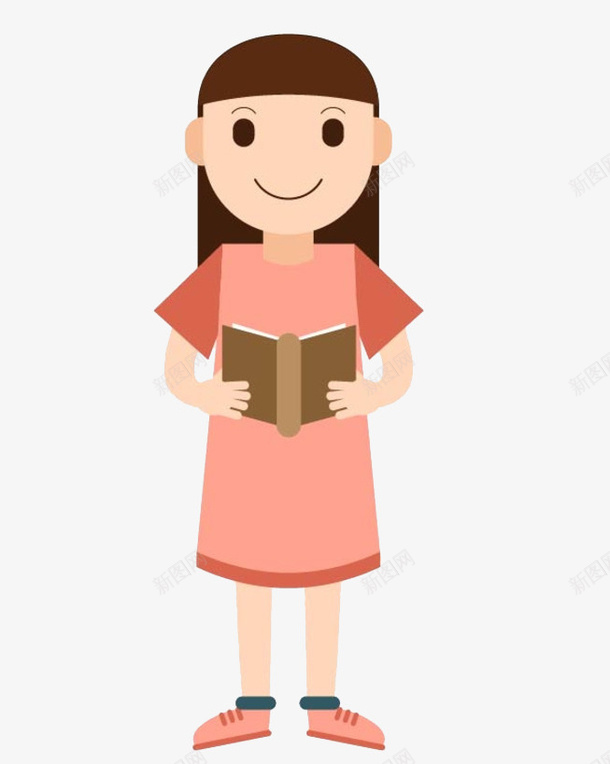 看书的小孩psd免抠素材_88icon https://88icon.com 小孩 手绘画 矢量装饰 装饰 阅读