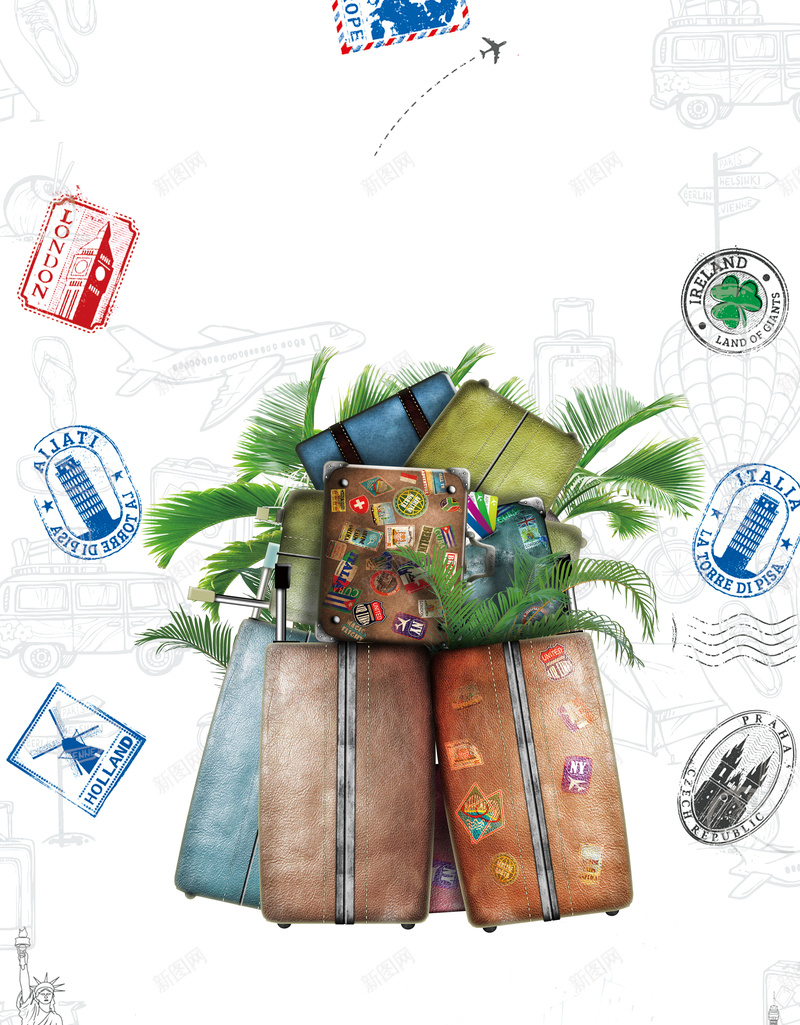 出境旅游境外游旅行海报背景素材psd设计背景_88icon https://88icon.com 出国旅游 出境旅游 国外旅游 出境游 国外游 境外游 出境游宣传单 出境游DM单 出境游海报