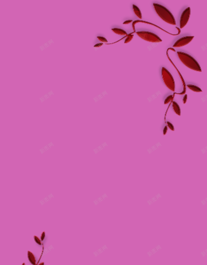 紫色花纹树叶H5背景psd设计背景_88icon https://88icon.com 树叶花纹 紫色花纹 剪影 紫色 花纹 梦幻 唯美 浪漫 H5背景 简约