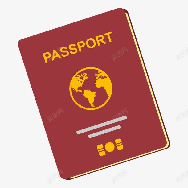旅游护照png免抠素材_88icon https://88icon.com 出国护照 护照 旅游 矢量护照