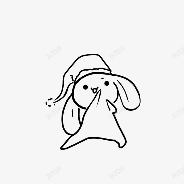 临摹兔子线稿图png免抠素材_88icon https://88icon.com 临摹 兔子 兔子简笔画 写真在线 可爱 简笔画 线稿图 鼠绘
