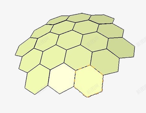 创意六边形装饰图案psd免抠素材_88icon https://88icon.com 免费图片素材 六边形 创意 装饰图案