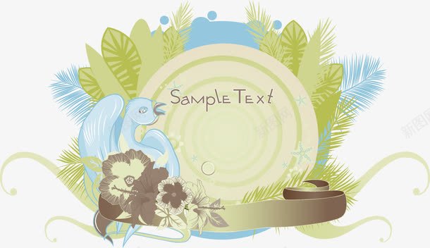 花朵边框纹理png免抠素材_88icon https://88icon.com 森系 纹理 花朵 边框