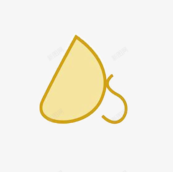 抽象小老鼠png免抠素材_88icon https://88icon.com 小老鼠 抽象画 老鼠 黄色