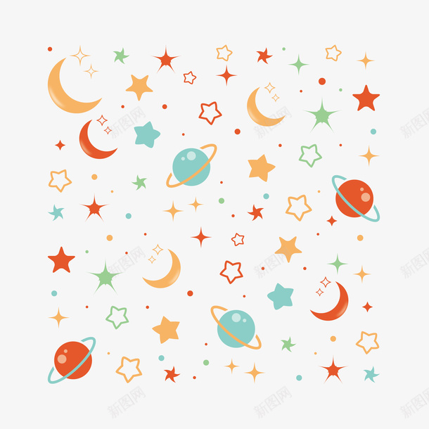 装饰底纹月亮星星元素矢量图ai免抠素材_88icon https://88icon.com 底纹 星星 星星动画 月亮 矢量元素 矢量图 花纹 装饰元素